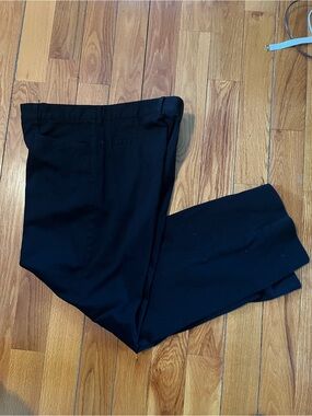 Men's Tailored Black Dress Pants - Sleek Office Wear